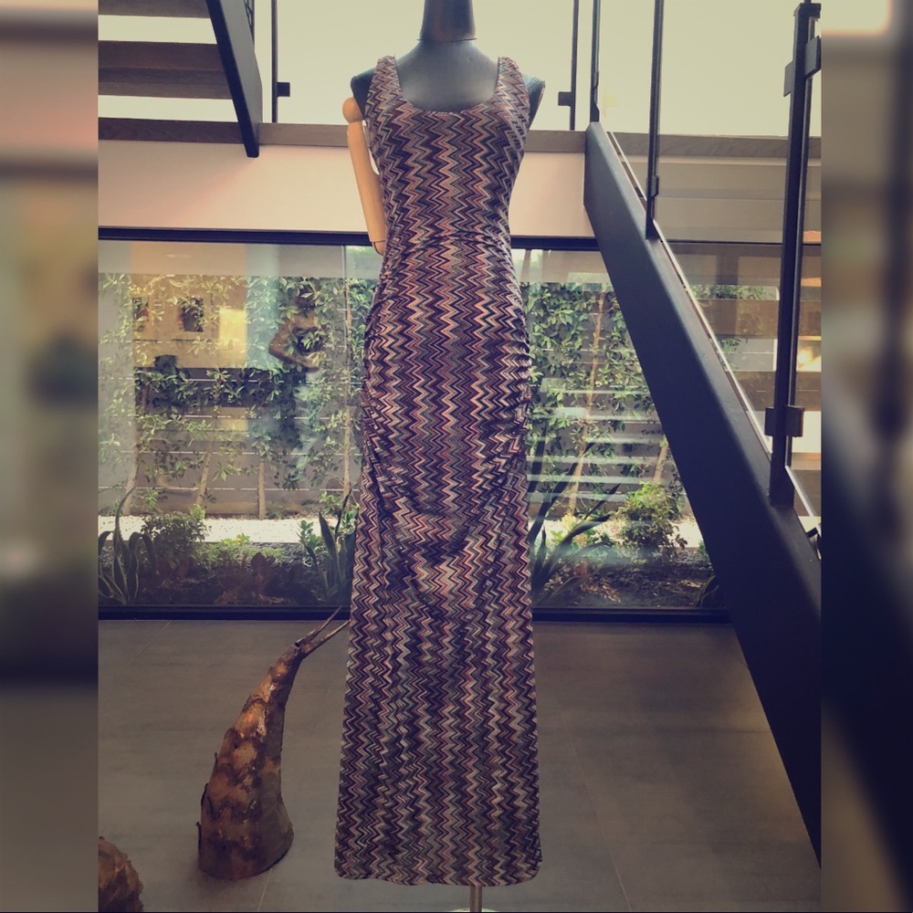 Square Neck Maxi Dress Double Split Lace back